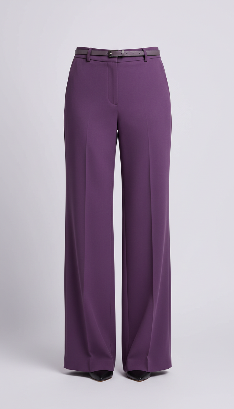 Orchid Wide-Leg Tailored Trousers